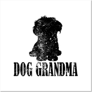 Maltese Dog Grandma Posters and Art